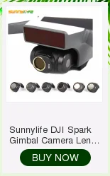 Sunnylife интегрированная Крышка для DJI SPARK Gimbal Камера фронтальная 3D сенсор экран системы протектор пылезащитный Bumprooof быстрое крепление