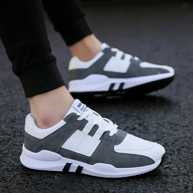 2018 men's shoes trend casual shoes Hong Kong wind canvas shoes social