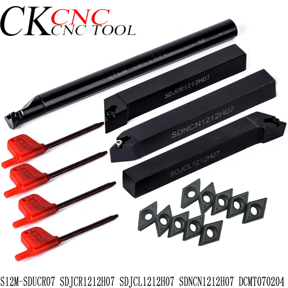 

S12M-SDUCR07 SDJCR1212H07 SDJCL1212H07 SDNCN1212H07 DCMT070204-NN high quality external CNC lathe turning tool holder