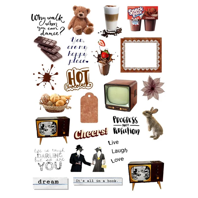 Из 2 предметов Винтаж жизнь Стиль DIY Декор книга для скрапбукинга журнал