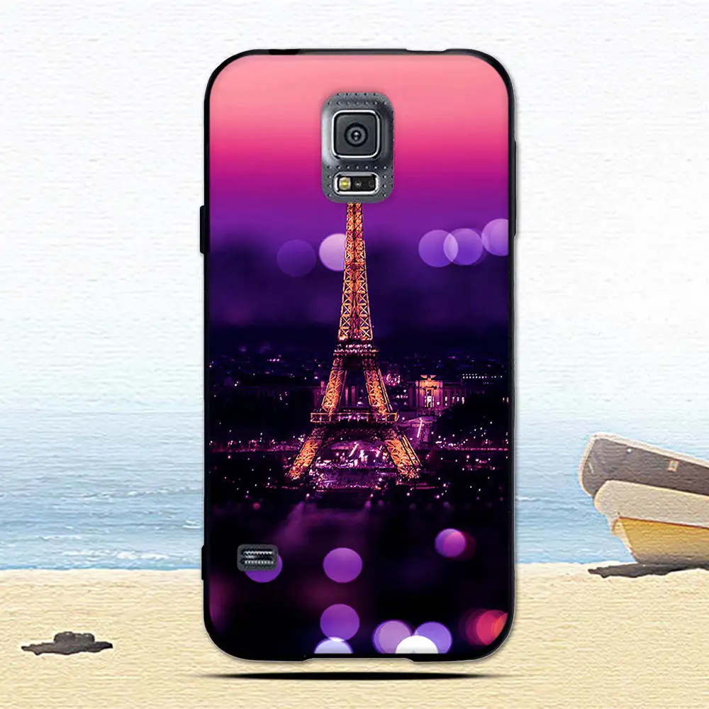 Чехол для Samsung Galaxy S5 I9600 SM G900 5 1 дюйма чехлы телефонов с черной границей Мягкая