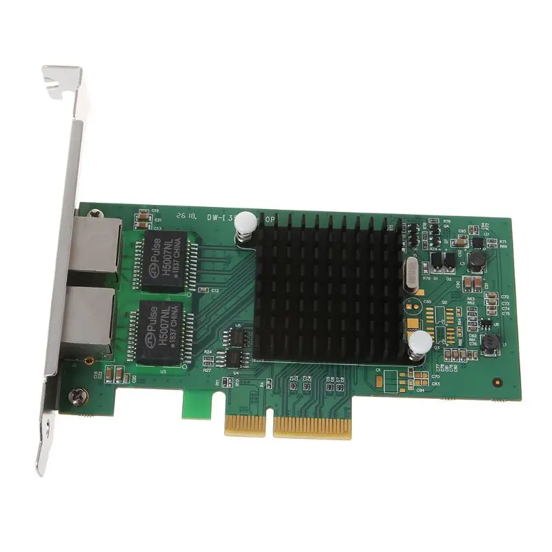 Intel I350-T2-QY PCI-E 4X сервер двойной RJ45 Порты и разъёмы Gigabit Ethernet LAN Intel i350AM2 1G сетевой карты