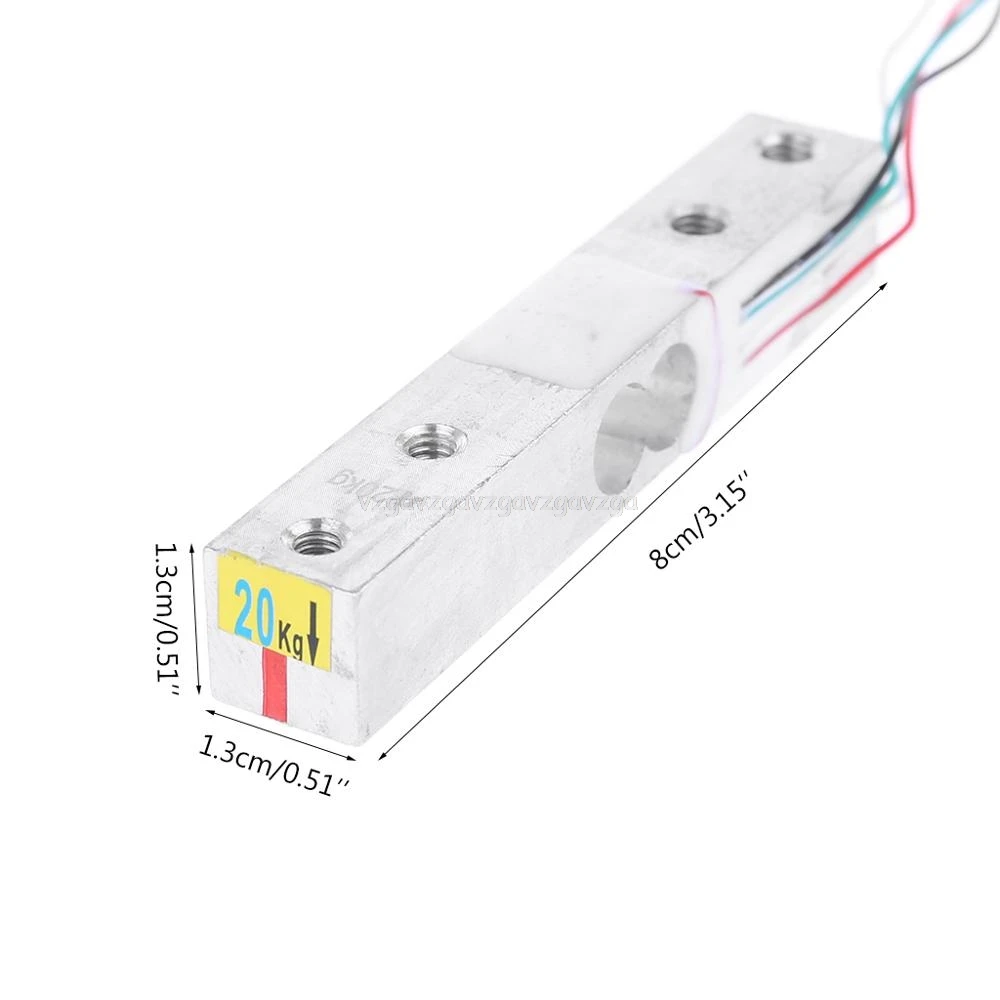 Pressure Sensor Digital Load Cell Weight Sensor 20kg/10kg/5kg/1kg Electronic Scale+ HX711 Weighing AD Module Je14 19 Dropship