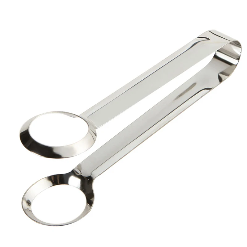 Stainless Steel Boiled Egg Tongs Clamp Kitchen Food Salad Tongs Clip Serving Tongs Creative Egg Tools Cooking Utensils (6)