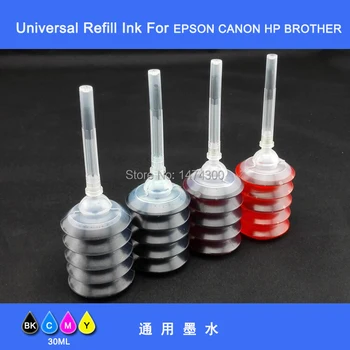 

XIMO 10 Sets of 4*30ml Universal ink refill kit for hp cartridges with print head,wholesale price