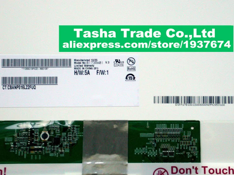 

B173RW01 V.3 B173RW01 V3 NEW 17.3" LED WXGA++ Glossy HD LCD Laptop Screen LVDS 40Pin