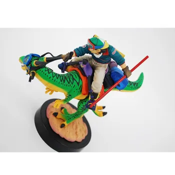 

Dragon Ball Son Goku Riding A Dragon Super Saiyan Anime GK Statue PVC Action Figure Collection Model Toy M1798