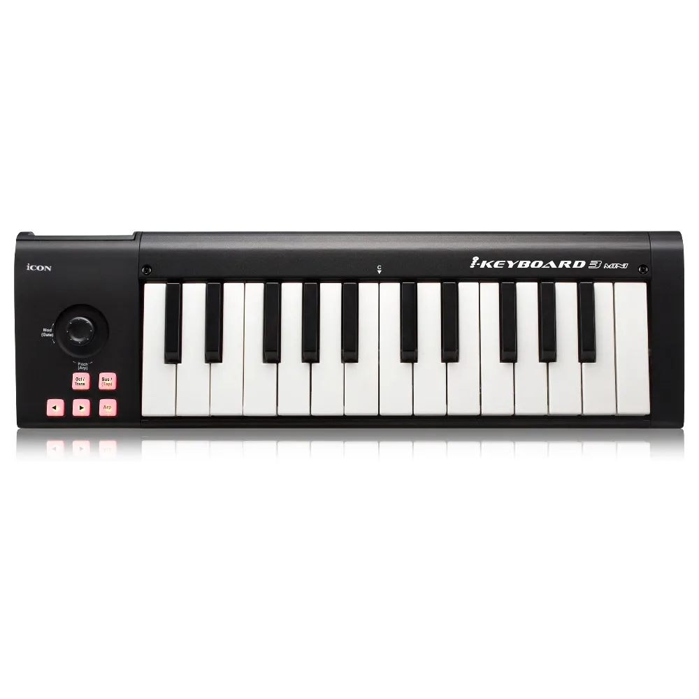 

iCON iKeyboard 3mini 25-key velocity-sensitive piano-style keys USB MIDI controller arranger keyboard