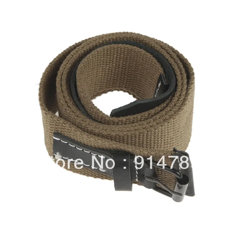 

WWII GERMAN HEER ARMY WAFFEN M44 WEB TROUSER BELT HOLE SIZE 34-40" -33901