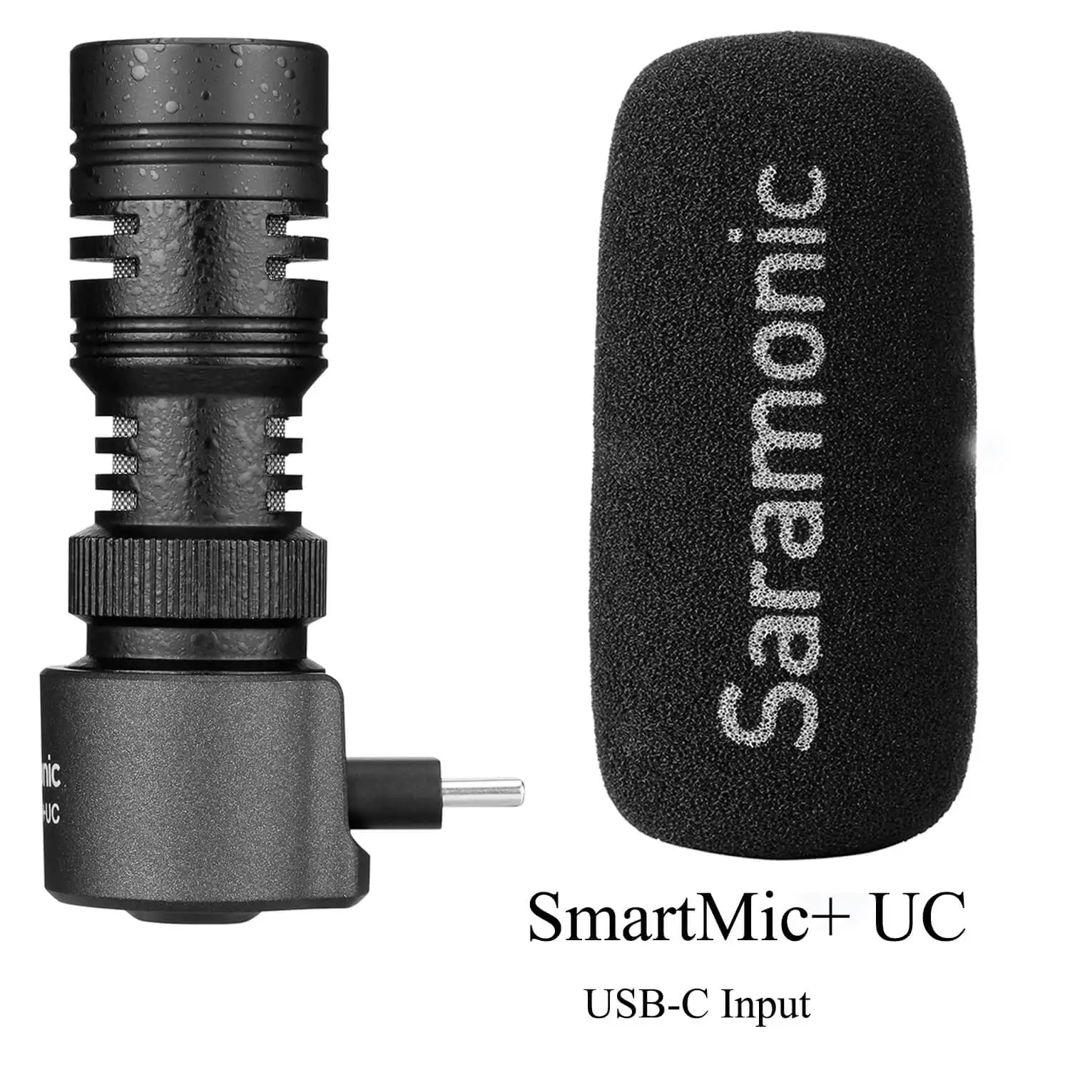 Saramonic SmartMic+/Di/UC TRRS направленный микрофон с поролоновым ветровым стеклом для IOS iPhone x 8 7 7 plus Android смартфонов