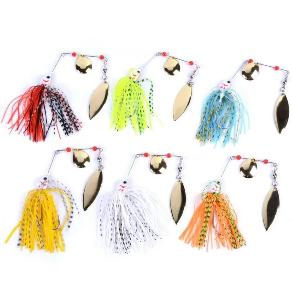 

1PC Fishing Lure Wobblers Lures Sinking 17G Spinners Spoon Bait Tackle Artificial Baits Metal Sequins Spinnerbait