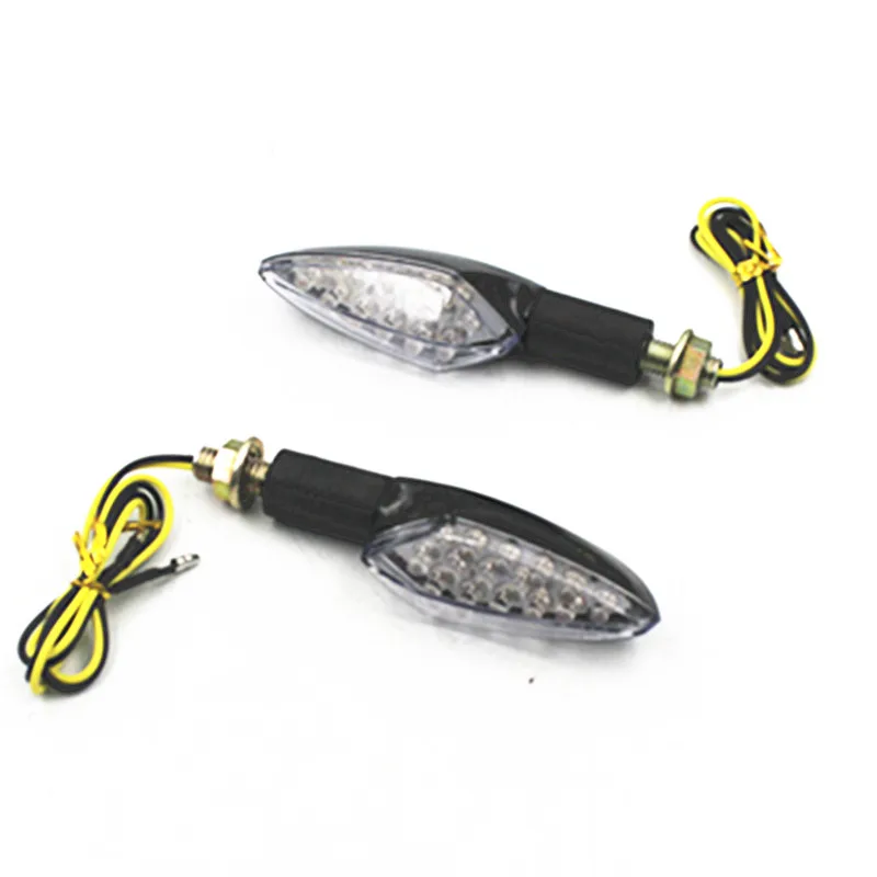 buy Motorcycle Bike 8mm 12v LED Turn Signal Indicator Light Custom For Honda Yamaha Kawasaki Suzuki KTM Chopper Touring ATV