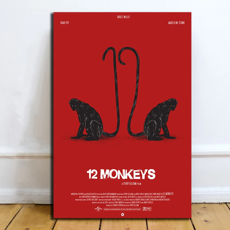 

Twelve 12 Monkeys HD Canvas Paintings For Living Room Modern Wall Art Oil Painting Modern Poster Home Decor