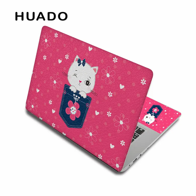 Розовая наклейка для ноутбука 1" 15,6" 13," 17,3", виниловые наклейки для девочек 1" 14", кожа для ноутбука lenovo/asus/mac/xiaomi air - Цвет: laptop skin 1