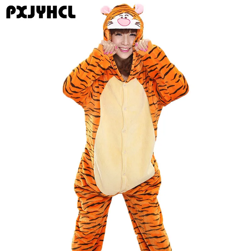 

Men Women Animals Golf Kigurumi Onesie Winter Cartoon Pajamas Costume Tiger Cosplay Nightown Girl Anime Jumpsuit Party Suit