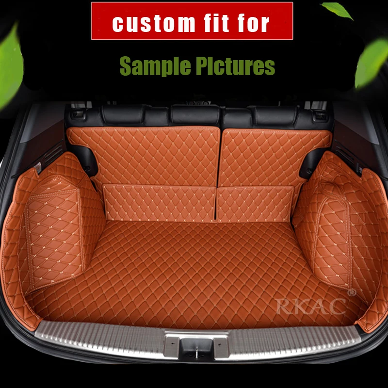 Индивидуальный Коврик для багажника Audi A1 A3 A4 B8 B7 B6 B5 A6 C7 A8 A8L Q3 Q5 Q7 водостойкий