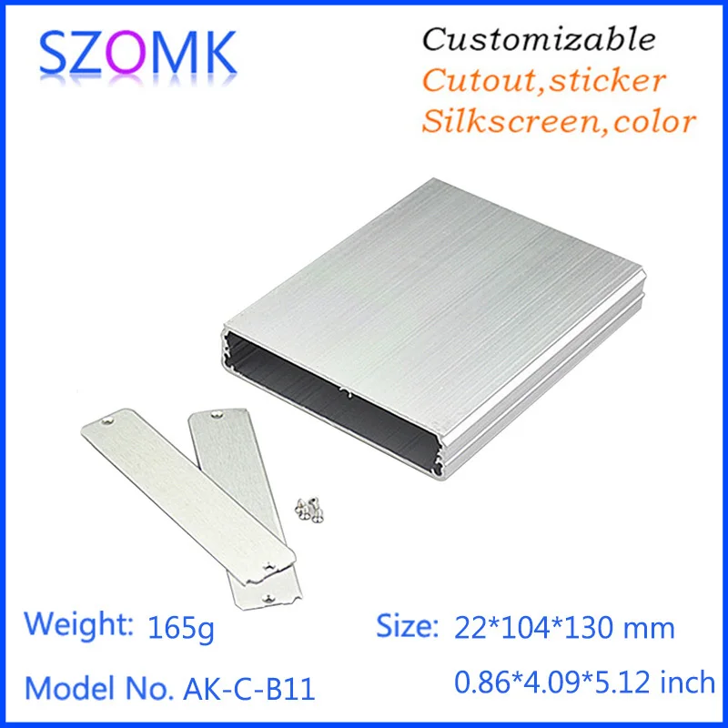 aluminum amplifier housing box extruded junction box aluminum diy box (4).jpg