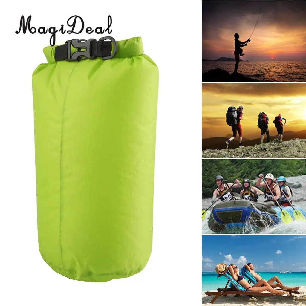 MagiDeal 8L Waterproof Dry Bag Sack for Kayak/Canoeing/Fishing/Sailing/Camping Green