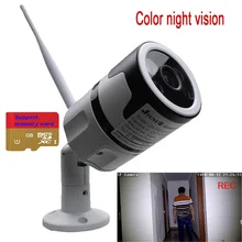 Color Night Vision Bullet Ip Cameras WI-FI 720P 960P 1080P Home Security Video Surveillance Outdoor Waterproof Support Card P2P
