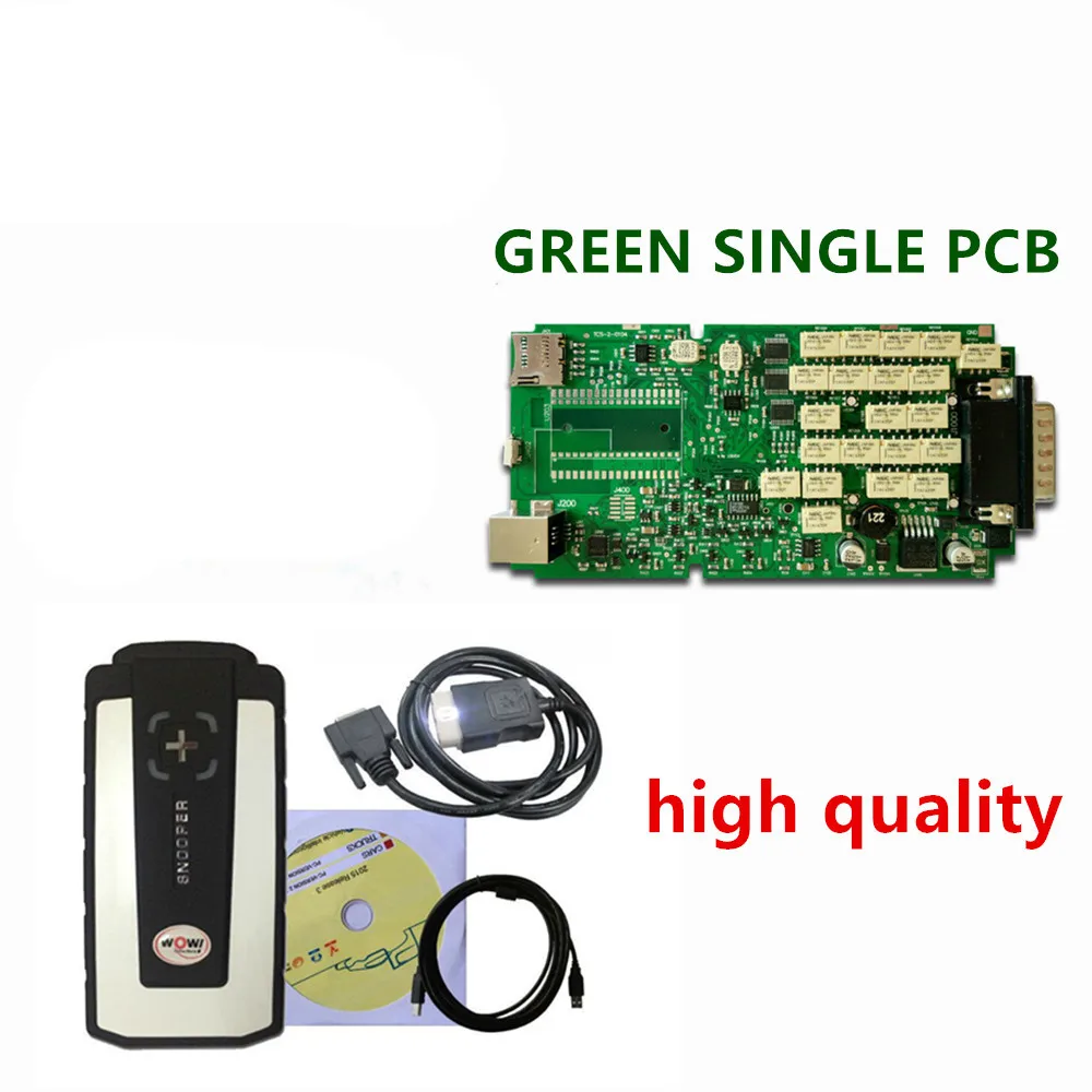 

A++ green single pcb more stable WOW SNOOPER with/no Bluetooth obd obd2 2016r0 no Keygen free activate universal scanner tool