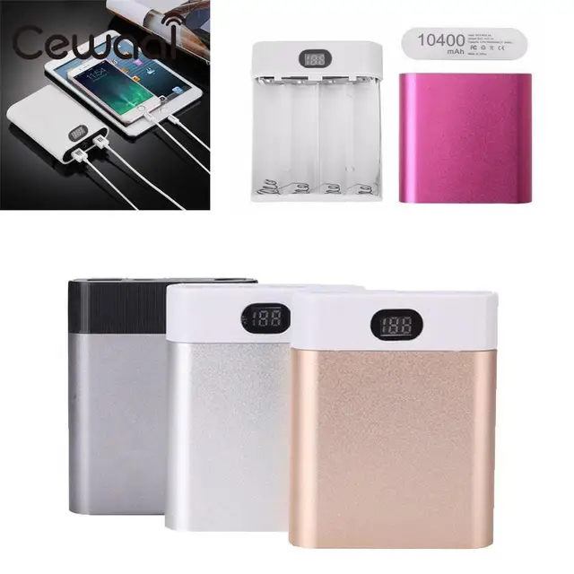 Special Price Cewaal Power Bank Case Mobile Phone Tablet Charger 2.1A Power Supply 18650 Battery DIY Power Bank Case Dual USB Kit High Quality Special Price Cewaal Power Bank Case Mobile Phone Tablet Charger 2.1A Power Supply 18650 Battery DIY Power Bank Case Dual USB Kit High Quality