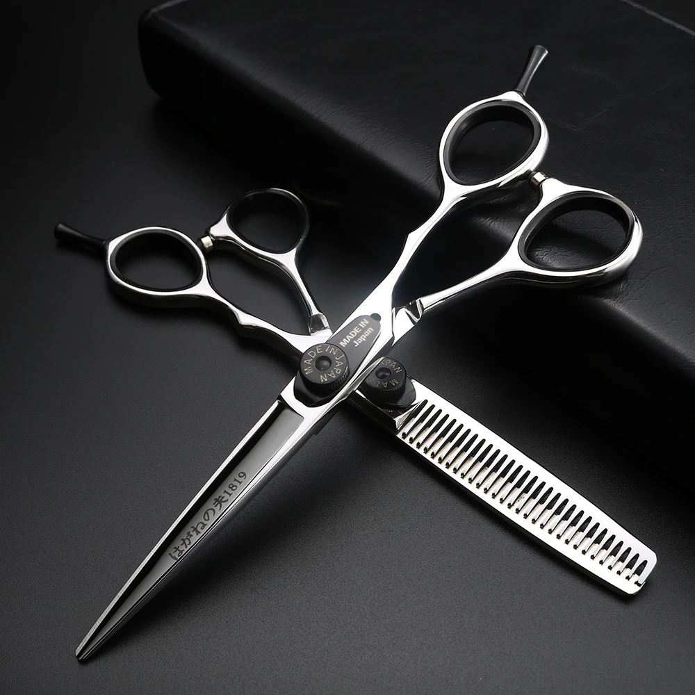 

Silver hair stylist professional hairdressing tools 17.5cm latest style hair scissors 6 inch hairdressing scissors