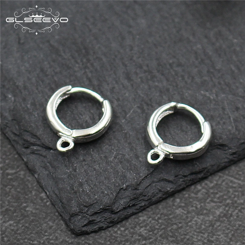 

2pair 925 Sterling Silver DIY Bracelet Buttons Necklace Buckles Spring Button Lobster Clasp Connector Clasps Clips XA0287