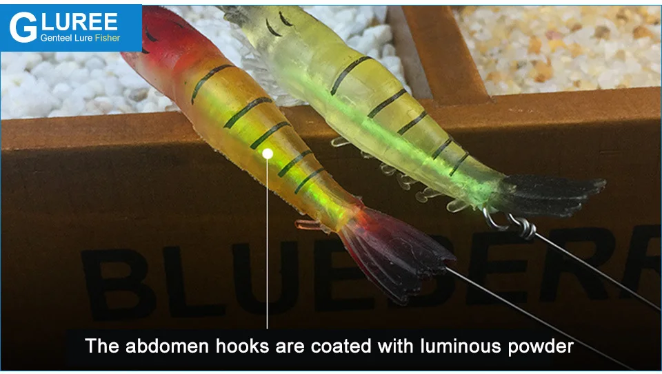GLUREE-5pcsLot-5.5g-Soft-Fishing-Lures-Simulation-Shrimp-Soft-Lure-Luminous-Shrimp-Artificial-Baits-Fishing-Tackle-3-Color_08