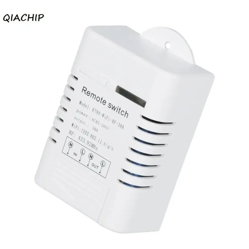 

QIACHIP 433Mhz Wifi Smart Switch Wireless Remote Light Switches Control via phone Timing Switch for Smart Home Automation Z3
