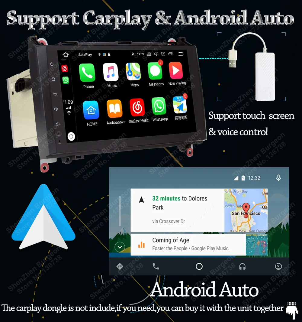 Flash Deal 9 inch Octa Core Android 8.0 4GB RAM Car DVD Player For Mercedes Benz Sprinter A B Class B200 Vito Viano W906 W469 W245 W169 Car 15