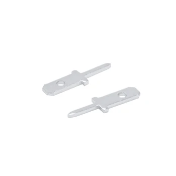 

100pcs 2.8 Inserts Plug Spring Terminal PCB Solder lug thickness 0.5 /0.8 one legs ,PCB welding sheet