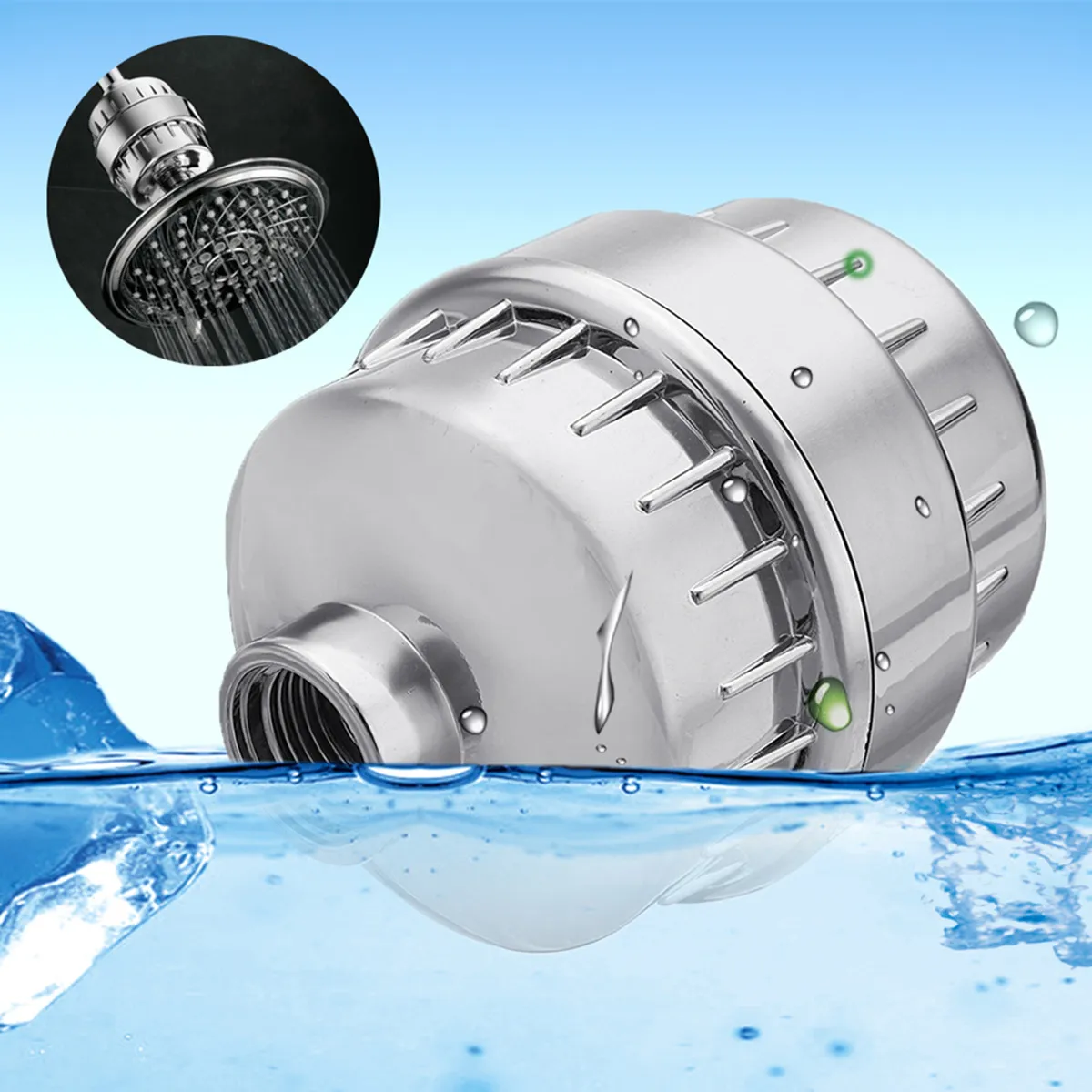 

Bathroom Shower Filter Chlorine Removal Heavy Metal Remove Chlorine Water Filter Purifier For Health Bathing