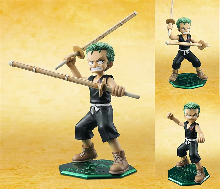 One Piece Childhood Zoro Action Figure Cute Young Ver. Roronoa Zoro