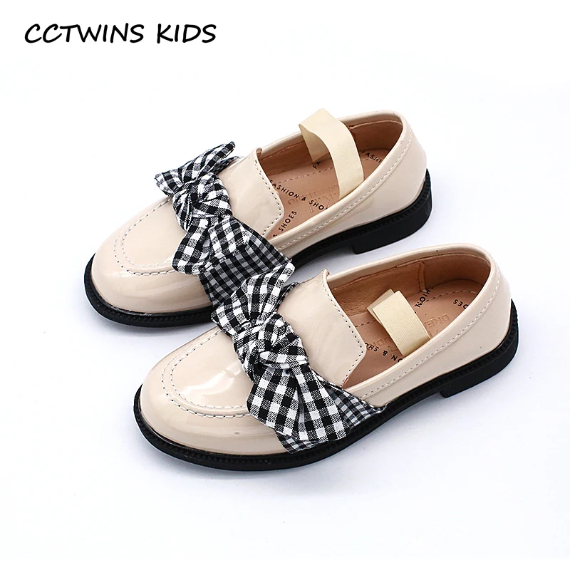 

CCTWINS Kids Shoes 2019 Spring Children Pu Leather Mary Jane Babys Fashion Butterfly Loafer Girlls Brand Slip On Shoes GL2050