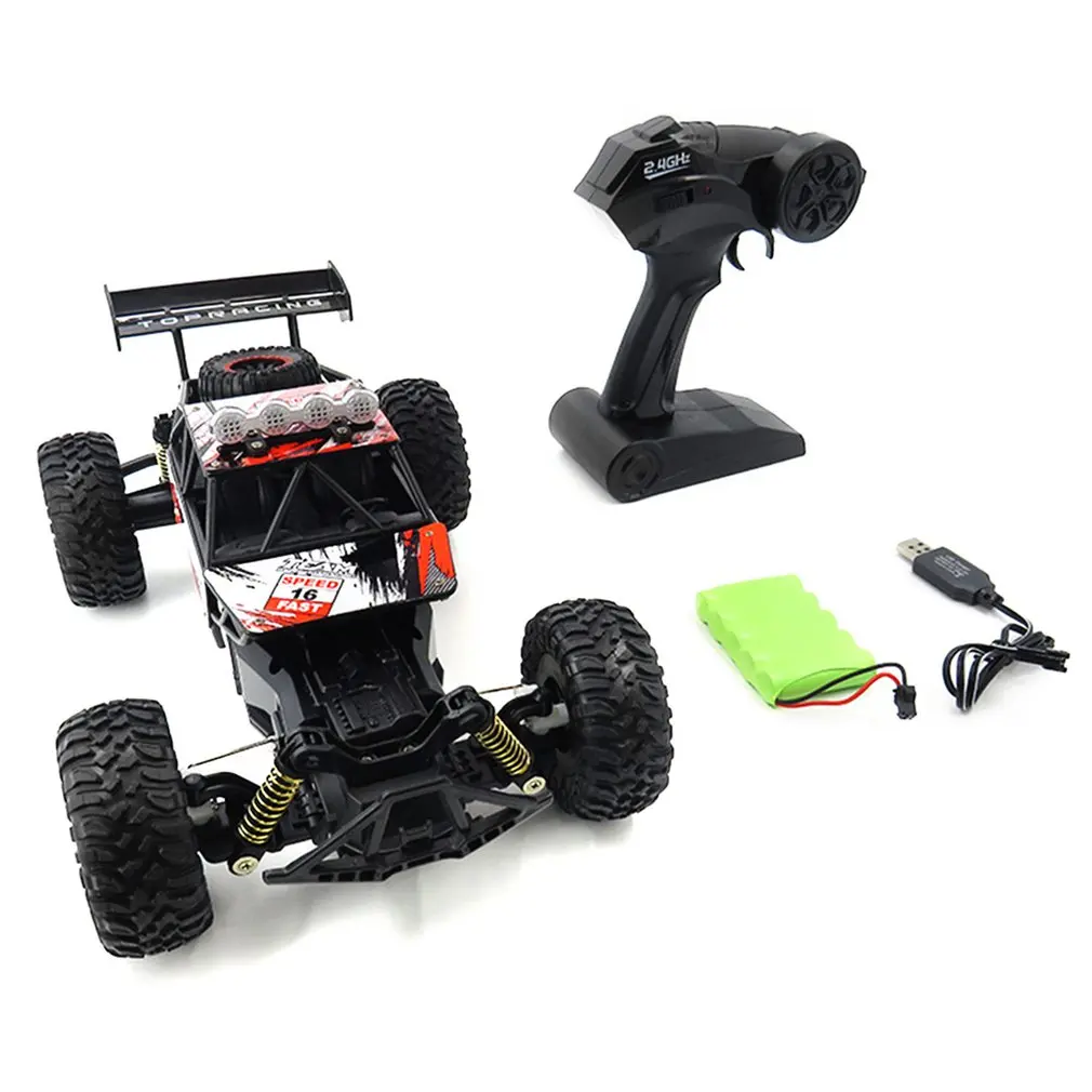 1/18 2.4Ghz 4WD RC Remote Control Car Off-Road Rock Electric High Speed RC Crawler Climber Buggy RTR