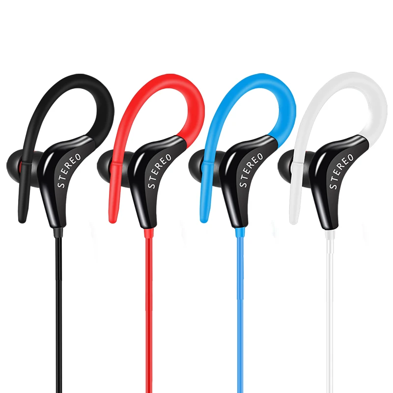 

GSDUN Stereo 33 Hot Sales Sports Headphones Bass Ear Hook Headset In-ear Earphones Running With Mic For MP3 Player Smart Phones