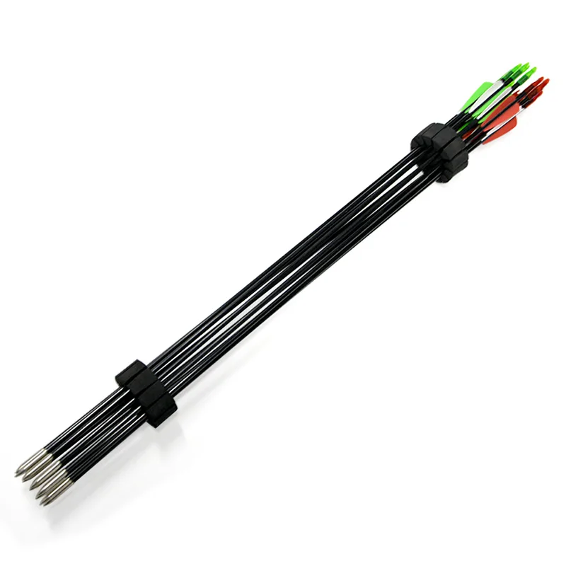 12 PCS 80cm Glassfiber Rubber feather Arrow Replaceable Arrowhead Length Archery Recurve Bow Children's Basic Training