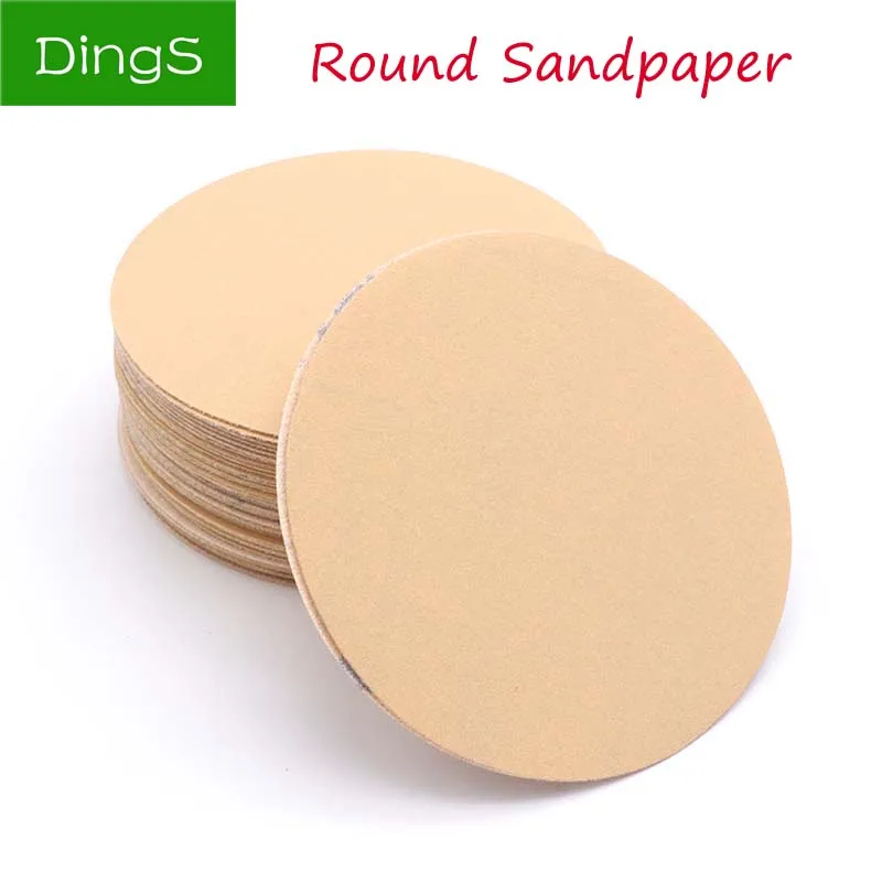

10pcs 125mm Grit 60 to 1000 Sanding Paper Discs Hook Loop Sandpaper Round Disk Sand Sheet For Metal Furniture Grinding Tools