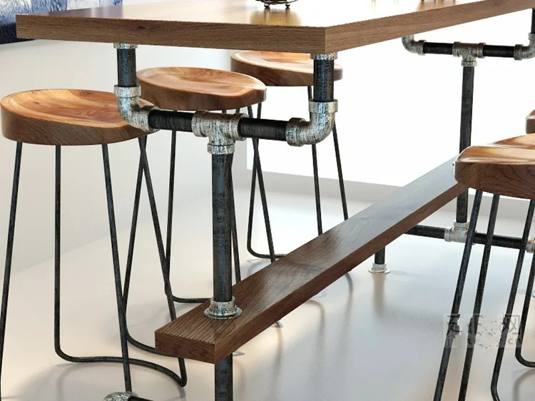 The village of retro furniture,Vintage metal bar table,anti rust treatment,bar stool,100% wooden & metal table,bar furniture set The village of retro furniture,Vintage metal bar table,anti rust treatment,bar stool,100% wooden & metal table,bar furniture set