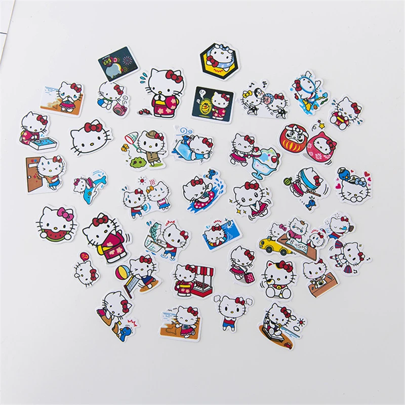 

Cute White Cat Decorative Stickers DIY Decoration Diary Stickers kawaii Stationery Sticker School Supplies Children Gift