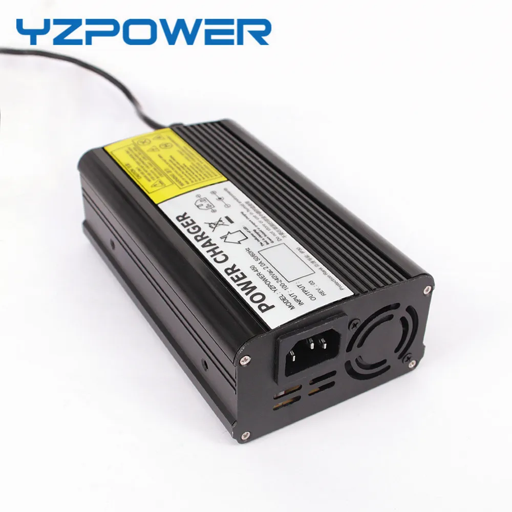 YZPOWER 14.6V 20A 19A 18A 17A 16A Lifepo4 Lithium Battery Charger For 12V Li-Ion Lipo Battery Pack Ebike Electric Bike 