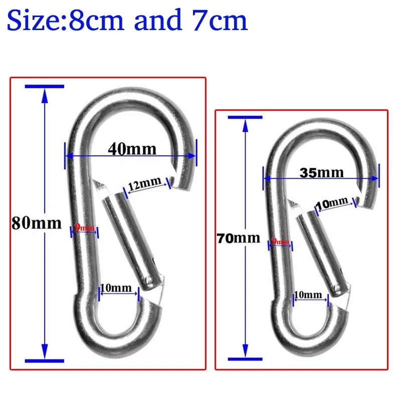 Гамак качели пряжка с застежкой-крючком карабин быстрый подвесной крюк для ремней выживания на открытом воздухе застежка оборудование для кемпинга инструменты