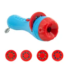 Освещение когнитивный проектор горка фонарик проектор оборудование для детского сна постельные принадлежности История раннего развития игрушка животное скользит