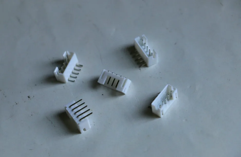 

100pcs NEW White 5pin PH-2.0 male L shaped 90 degree right Supplies socket connector terminals five pin Adapter plug pitch 2.0mm