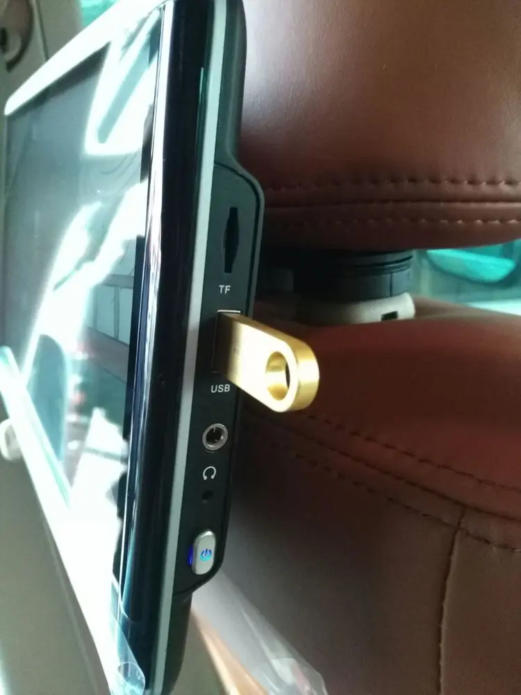 Caroad 10,6 дюймов Android 3g wifi Автомобильный подголовник монитор емкость сенсорный экран Поддержка HD 1080P видео MP5/USB/SD/FM/IR/Bluetooth