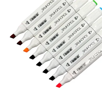 

Office Stationery 60 And 80 Brush Marker Pen Color Five Drawing Double-pointed Markers Wide Fine Point Brush Marker D329