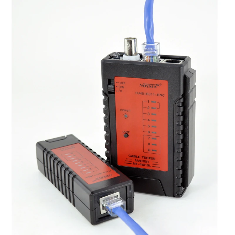 Brand New NF 468BL Tester RJ45 RJ11 BNC Cable tracker Network Cable Tester Network Ethernet Network