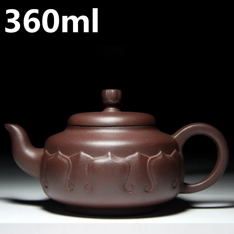 

Yixing Tea Pots 360ml Chinese Handmade Purple Clay Tea Pot Zisha Tea Set Authentic Teapots Kettle Pottery China Tea Sets