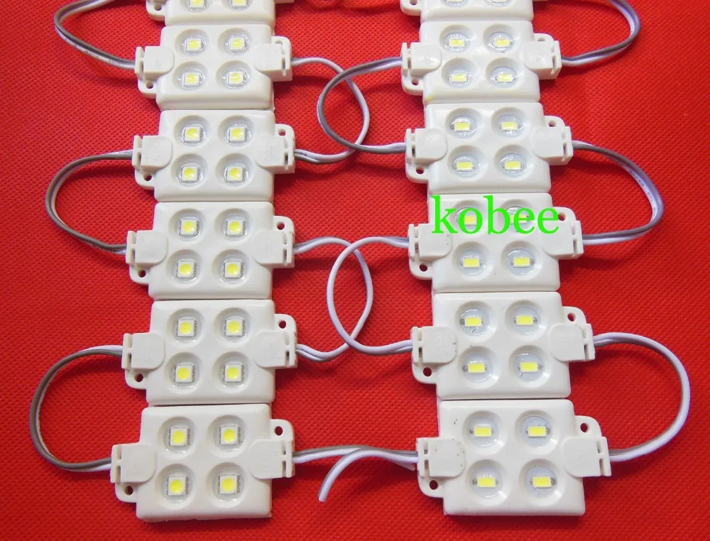 사출 성형 방수 4led 5050/5630 smd 모듈 장식 조명 램프 12 v