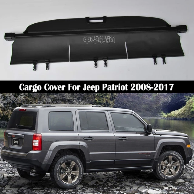 Rear Cargo Cover For Jeep Patriot 2008-2017 Privacy Trunk Screen Security  Shield Shade Auto Accessories - Rear Racks u0026 Accessories - AliExpress